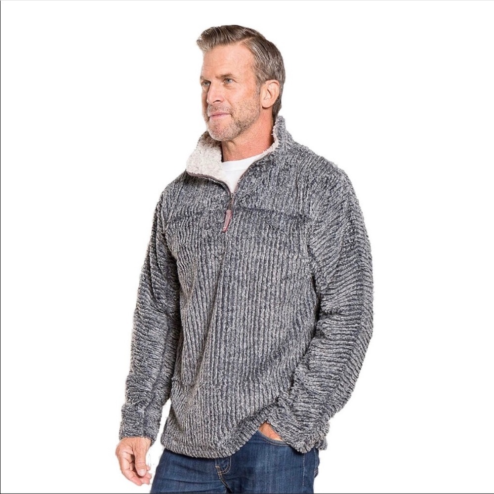 True Grit Frosty Cord Pile Sherpa Sweater Medium - Picture 1 of 7